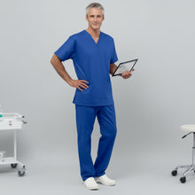 Lade das Bild in den Galerie-Viewer, Divisa da lavoro, unisex scollo V "ROYAL" cod: 18122

