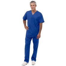 Lade das Bild in den Galerie-Viewer, Divisa da lavoro, unisex scollo V "ROYAL" cod: 18122
