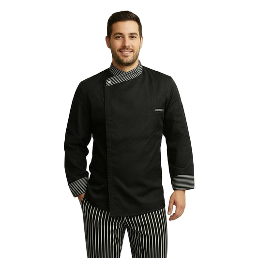 Giacca da chef "cook" Nero con automatici cod: 7760