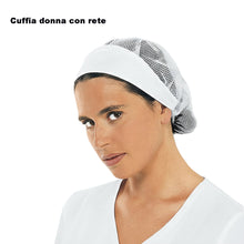 Lade das Bild in den Galerie-Viewer, Cuffia da lavoro,copricapo con rete cod: 8088
