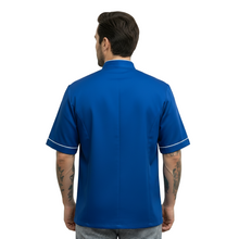 Lade das Bild in den Galerie-Viewer, Giacca cuoco "light" blu royal cod: 0926
