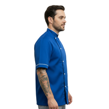 Lade das Bild in den Galerie-Viewer, Giacca cuoco "light" blu royal cod: 0926
