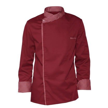 Giacca chef "cook" bordeaux con automatici cod:7753