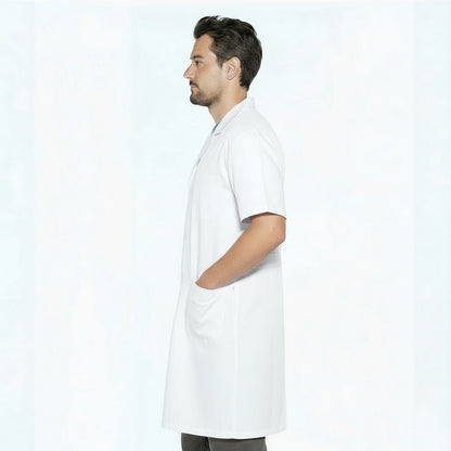 Camice da Lavoro Uomo Bianco Mezza Manica No-Stiro - cod 1202