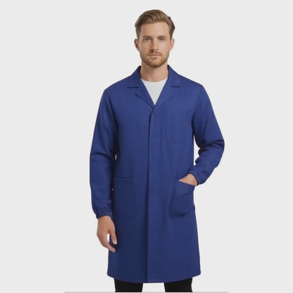 Camice da Laboratorio Unisex Blu – 100% Cotone Made in Italy cod 269221
