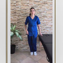 Laden und Abspielen von Videos im Galerie-Viewer, Divisa da lavoro,completa,da donna con zip  "Royal" cod: 8392
