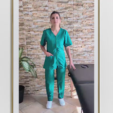Laden und Abspielen von Videos im Galerie-Viewer, Divisa da lavoro con zip verde cod: 8323
