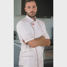 Laden und Abspielen von Videos im Galerie-Viewer, Giacca pizzaiolo "bianco" cod:8026
