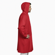 Lade das Bild in den Galerie-Viewer, Camice da Macellaio con Cappuccio Rosso – No-Stiro, Idrorepellente, Taglia Unica | Cod. 80227
