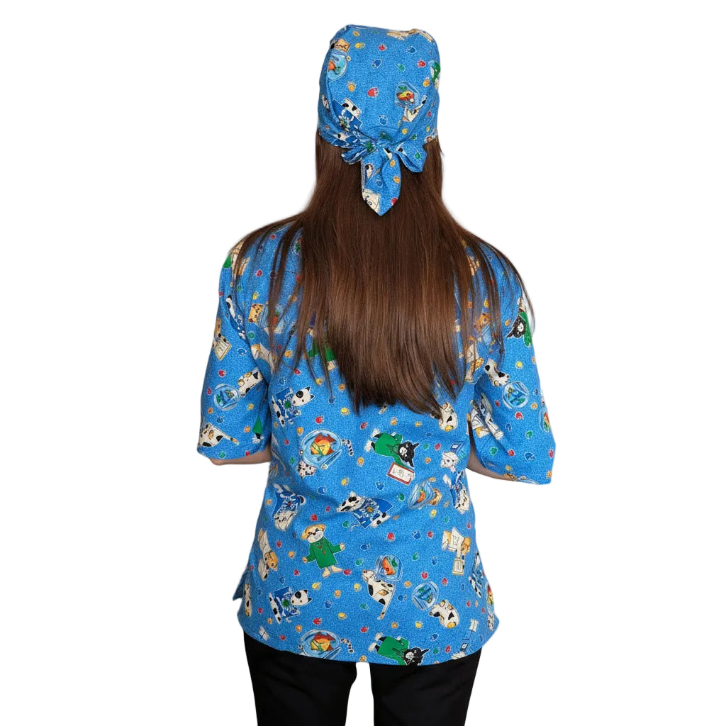 Casacca Unisex Fumetto con Bandana Abbinata – 100% Cotone | Cod. 1611