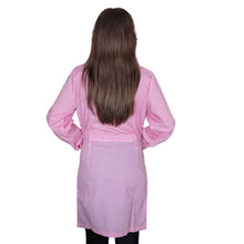 Lade das Bild in den Galerie-Viewer, camice da lavoro, lungo quadretto rosa ML cod:7456
