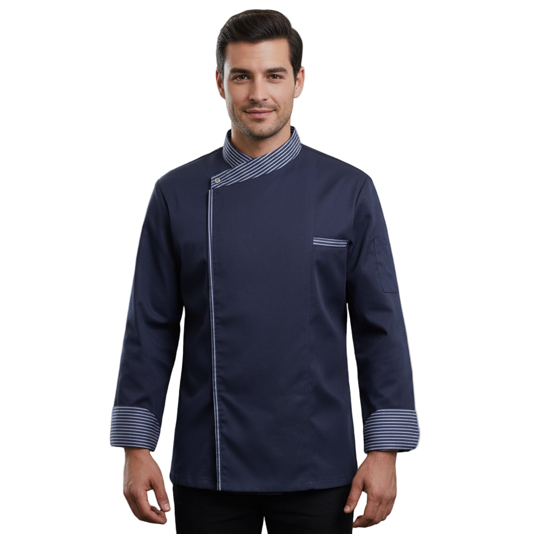 Giacca chef "cook" Blu con automatici cod: 7777
