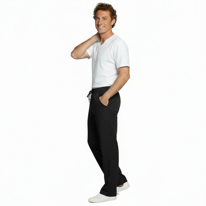 Pantaloni da Cucina Neri Tinta Unita Regular Fit – Unisex | Cod. 7821