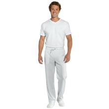 Lade das Bild in den Galerie-Viewer, Pantaloni da lavoro ,bianchi "regular-fit" UNISEX cod:7807
