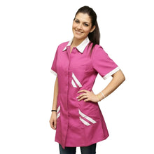 Lade das Bild in den Galerie-Viewer, Camice da lavoro donna,casacca slim, "Fuchsia  Cod:7524

