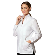 Lade das Bild in den Galerie-Viewer, CASACCA camice Da Lavoro,laboratorio Con Zip Unisex Bianco UNISEX cod:7579
