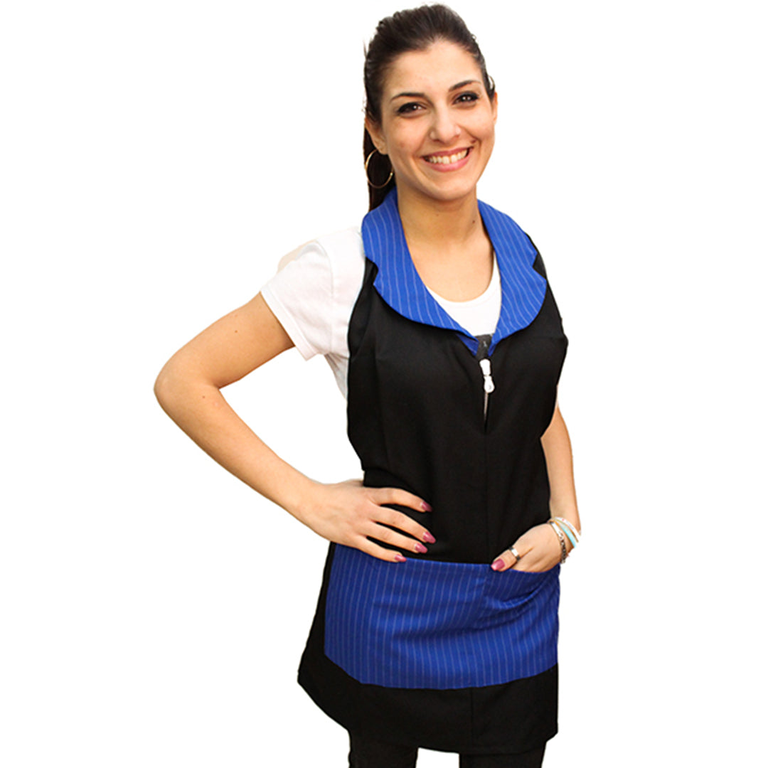 Grembiule da Lavoro Donna Slim con Zip – Dralon, Regolabile | Cod. 8071