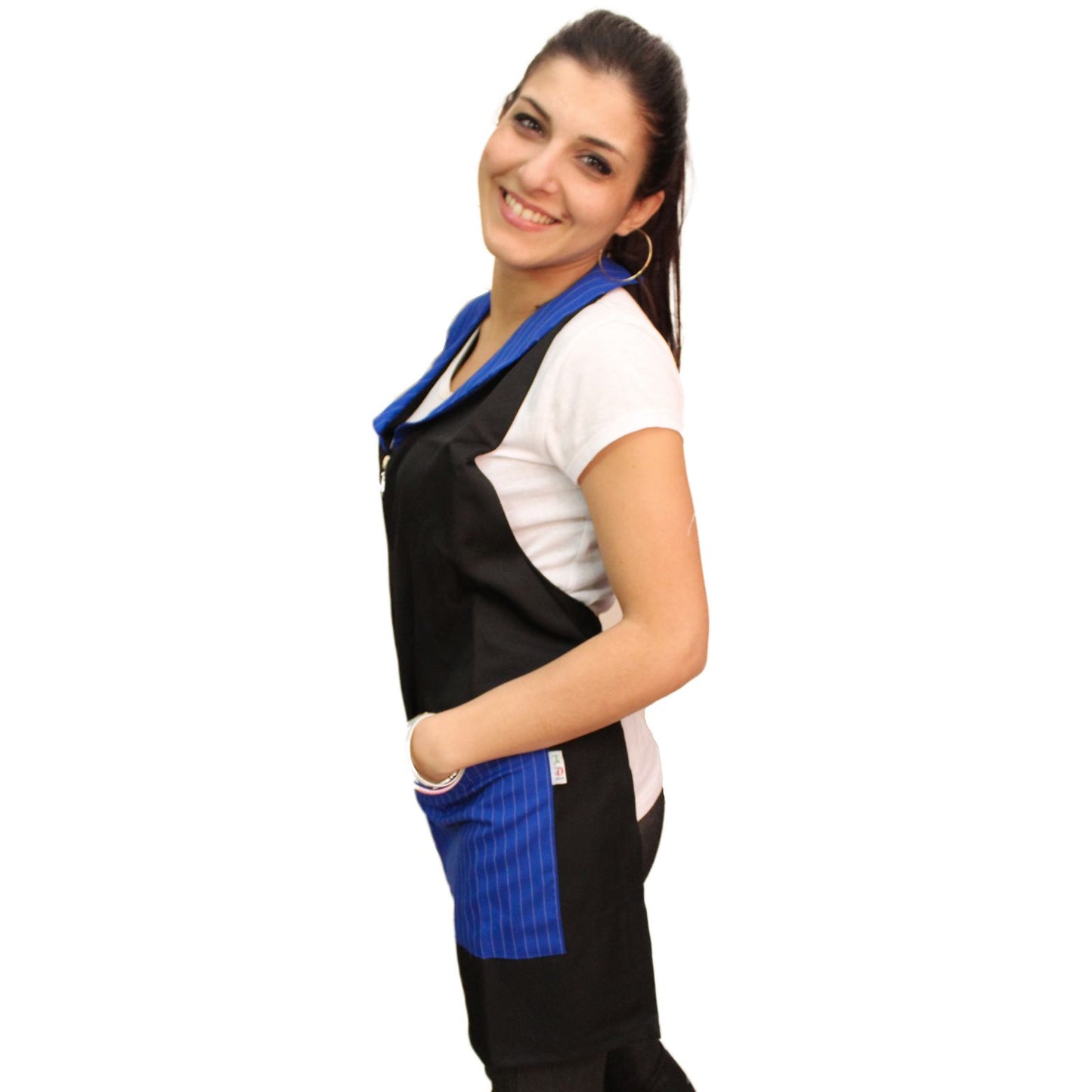 Grembiule da Lavoro Donna Slim con Zip – Dralon, Regolabile | Cod. 8071
