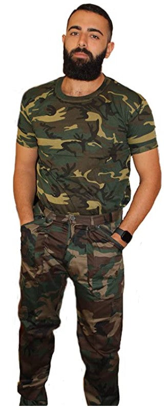 Pantaloni Multitasca Mimetico – Caccia, Pesca, Lavoro e Tempo Libero | Taglie 44-62