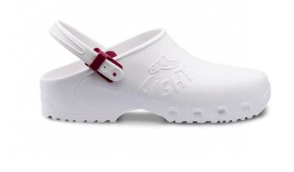 Zoccoli Sanitari Professionali Bianco – Calzuro Light, Cinturino Regolabile | Cod. 8250