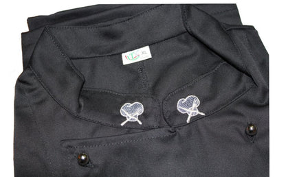 Giacca chef "cutlery" Nero cod:0377