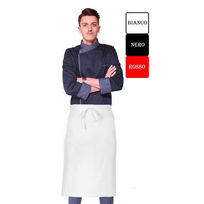 Grembiule Lungo da Vita – Chef, Pizzaiolo, Cucina | 5 Colori | Cod. 8187