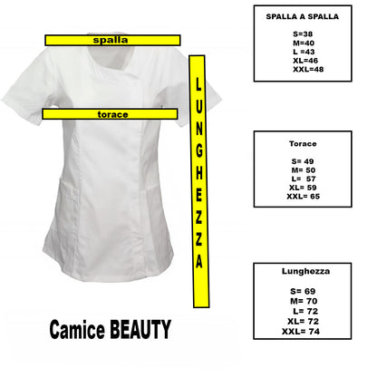 Casacca da Lavoro Donna Modello Beauty – Bianco | Cod. 290723
