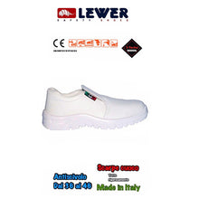 Lade das Bild in den Galerie-Viewer, scarpa cuoco mocassino-calzature chef cucina antiscivolo "bianco"cod: 8232

