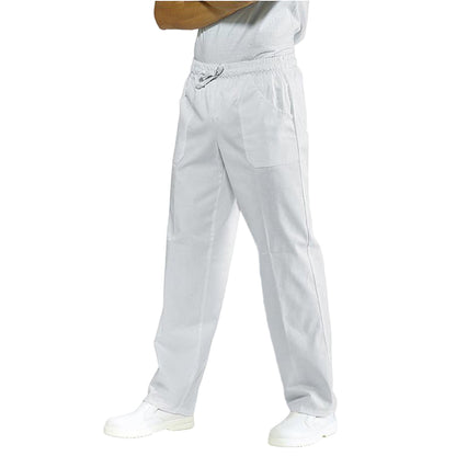 Pantaloni da Cucina Bianchi Regular Fit – Unisex | Cod. 7807