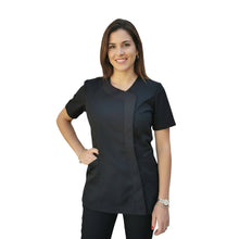 Lade das Bild in den Galerie-Viewer, camice da lavoro,casacca modello beauty, nero Cod: 290724
