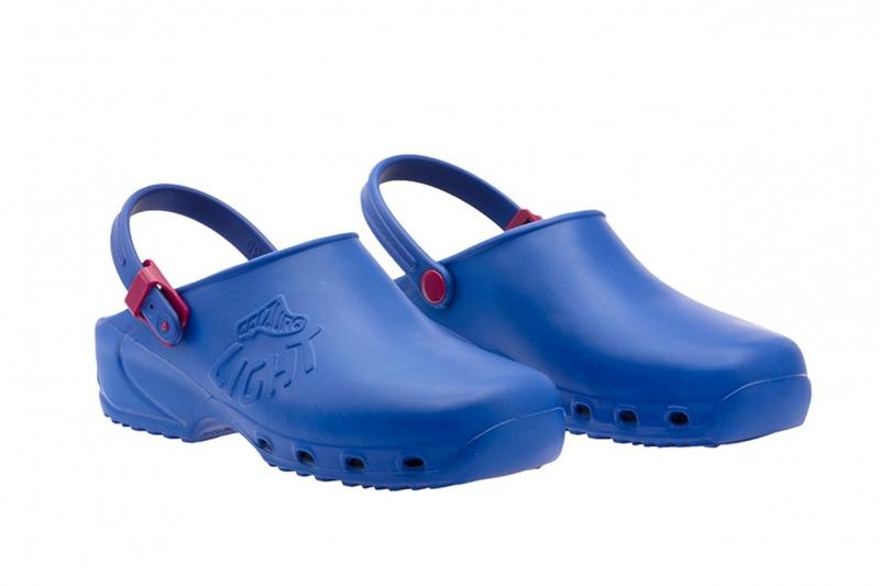 Zoccoli Sanitari Professionali Blu – Calzuro Light, Cinturino Regolabile | Cod. 8253
