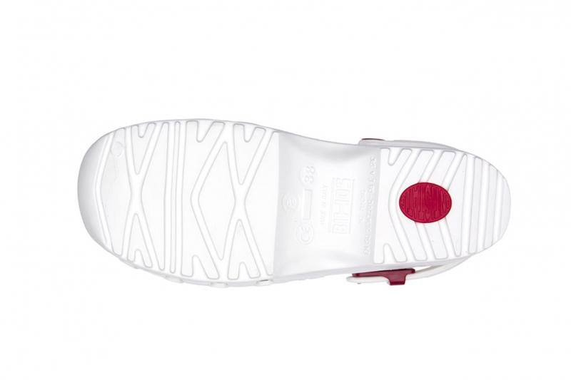 Zoccoli Sanitari Professionali Bianco – Calzuro Light, Cinturino Regolabile | Cod. 8250