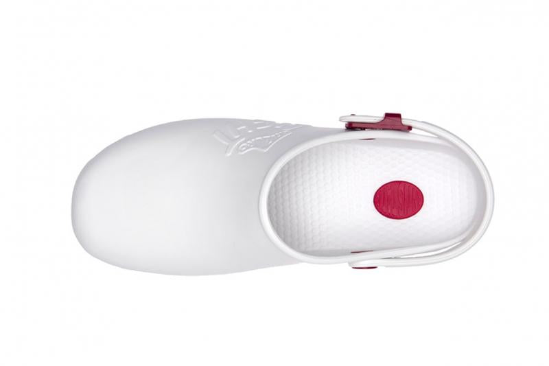 Zoccoli Sanitari Professionali Bianco – Calzuro Light, Cinturino Regolabile | Cod. 8250