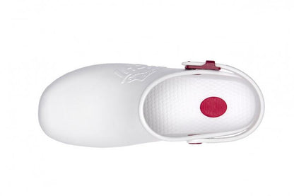 Zoccoli Sanitari Professionali Bianco – Calzuro Light, Cinturino Regolabile | Cod. 8250