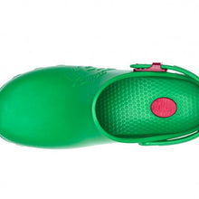 Lade das Bild in den Galerie-Viewer, Zoccoli da lavoro sanitari ,cinturino regolabile "verde" cod: 8252
