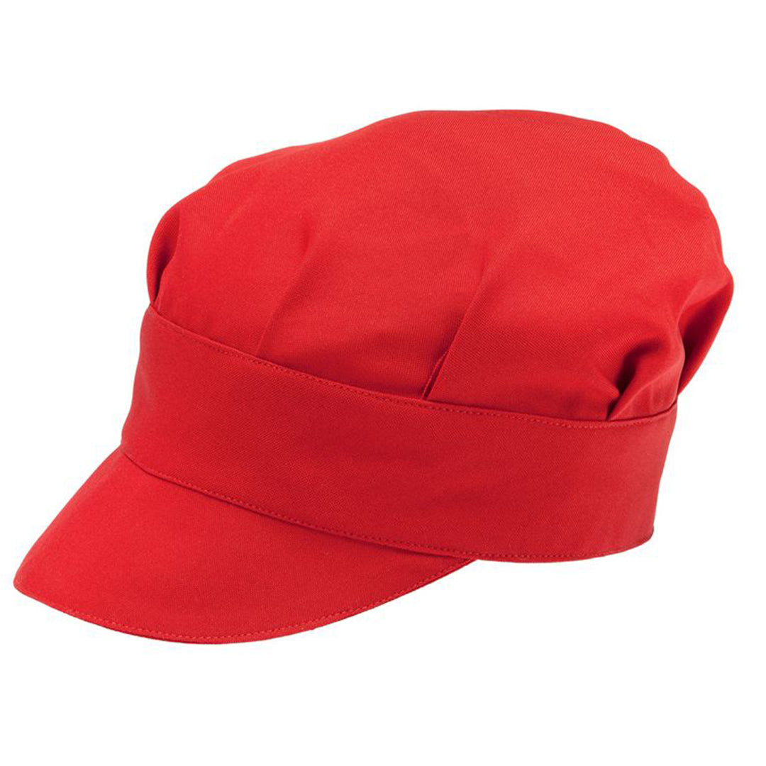 Cappellino da Lavoro Rosso – 100% Poly-Dacroon | Cod. 3004