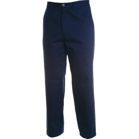 Pantalone da Lavoro Operaio Blu 100% Cotone – Cintura Elastica, 2 Tasche | Taglie 46-60 | Cod. 0990